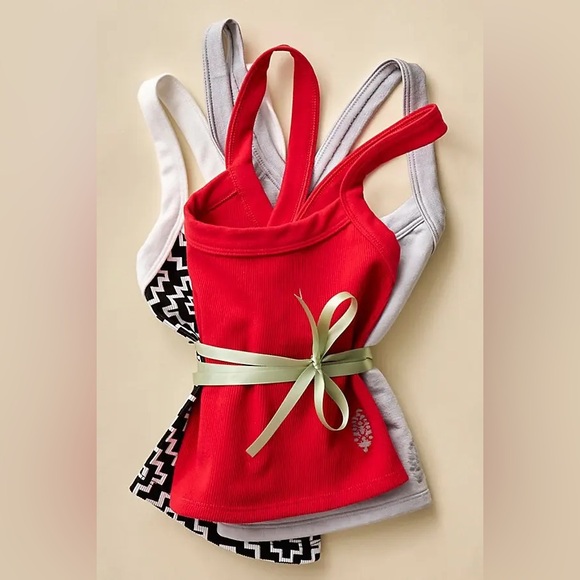 NWT Free People FP Movement All Clear Jacquard Cami - black geo - XS/S, M/L, XL - Picture 6 of 10